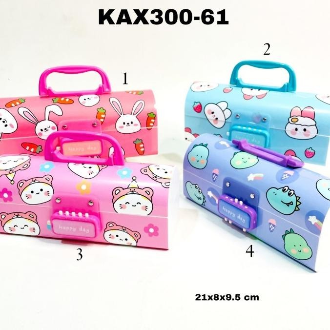 

SOS Kotak Pensil Plastik Kode KAX300/Tempat Pensil/Tepak/Pensil Case - KAX300 61