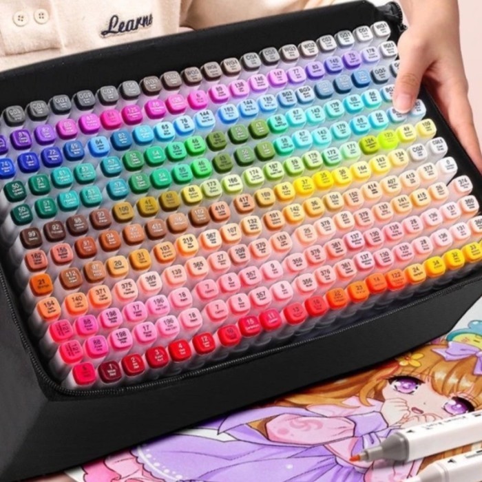 

Sarila Touchfive Black 60Pcs/ 60 Warna/ 60 Colour Twin Marker Spidol Sketsa