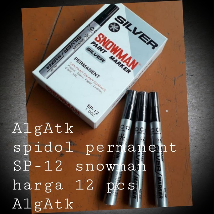 

Sarila Spidol Permanent Snowman Buat Kaca Plastik Harga 12 Spidol