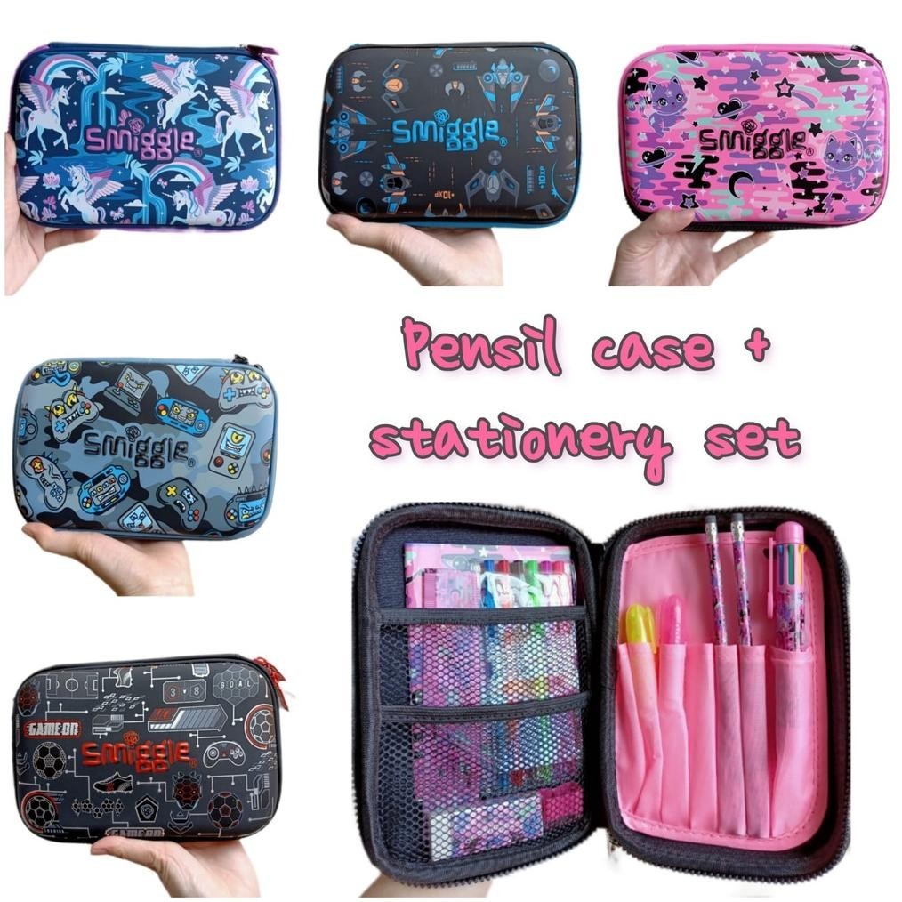 

Ew-45 Smiggle Stationery + Pencil Case Organizer Set Kotak Pensil Alat Tulis Anak Replica Pensil Pen Buku Unicorn Flower Cat Soccer Bola Robot Video Game BisaCod