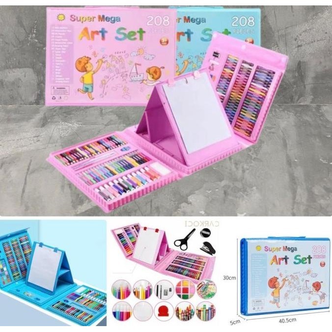 

Set Crayon 208 PC/ Krayon Mewarna Alat Menggambar dan Mewarnai Anak LAJ