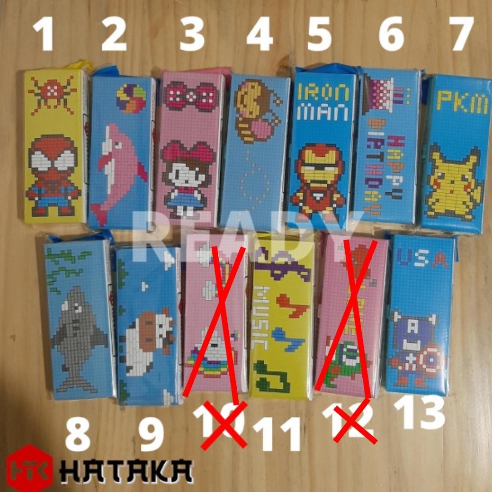 

Flash Sale [ Hataka ] Kotak Pensil Lego Tempat Pensil Pasang Susun Pencil Case Lego Murah