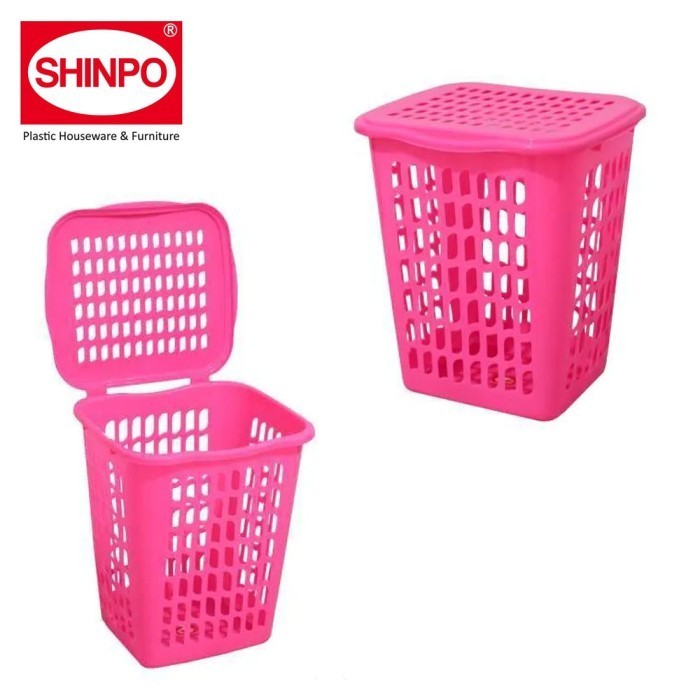 

Keranjang Baju Shinpo Tempat Pakaian Storage Box Multifungsi Binatu
