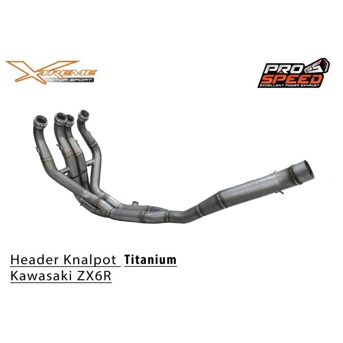 Ready Header / Pipa Knalpot Prospeed Titanium ZX6R / ZX636 ZX 6R 636