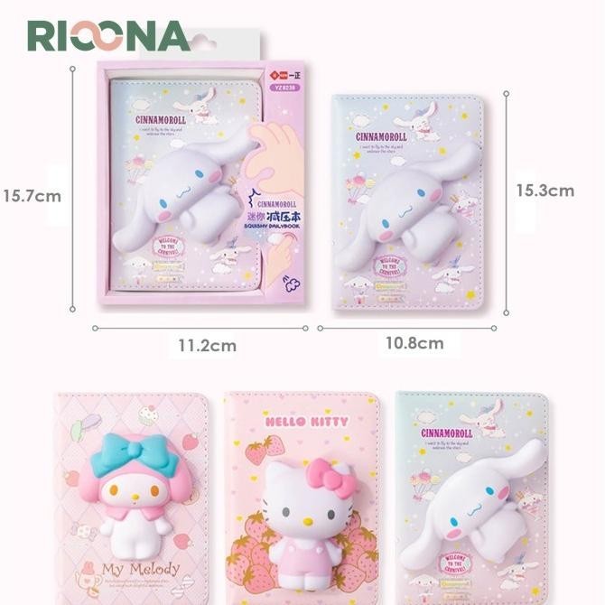 

Squishy Book Daily Notebook Agenda Buku Catatan Anak Buku Tulis Diary TF