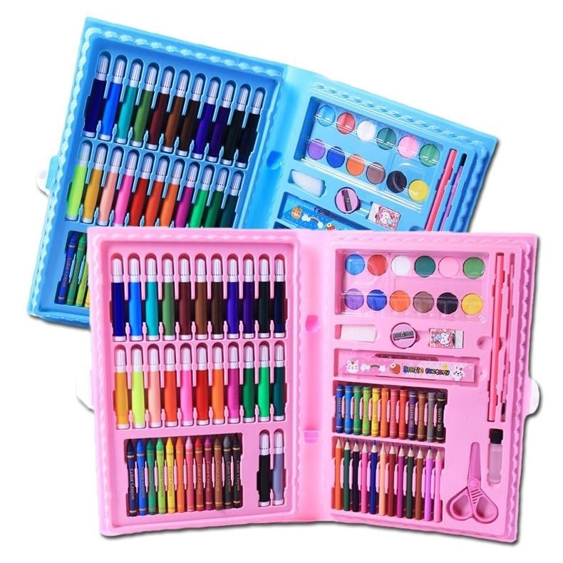 

Lij-56 Pensil Krayon Anak 86Pcs Alat Menggambar Dan Mewarnai Anak - Stationery Set Pencil Crayon Cat Air Isi 86 Perlengkapan Sekolah Menggambar Anak Pensil Warna / Suvenir Pensil Warna Menggambar Sale