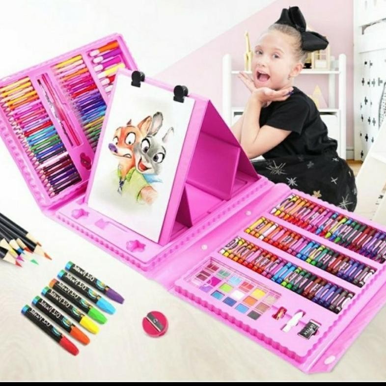 

Jh85 Crayon Anak Set 208 Pcs Pensil Warna Alat Tulis Set Crayon 208 Pcs / Crayon 150 Pcs Viral