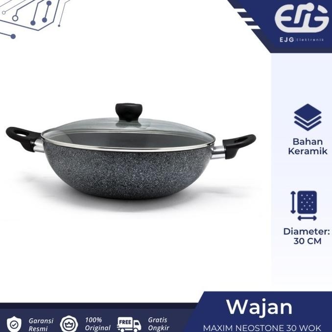WAJAN MAXIM NEOSTONE WOK / WAJAN KERAMIK 30cm