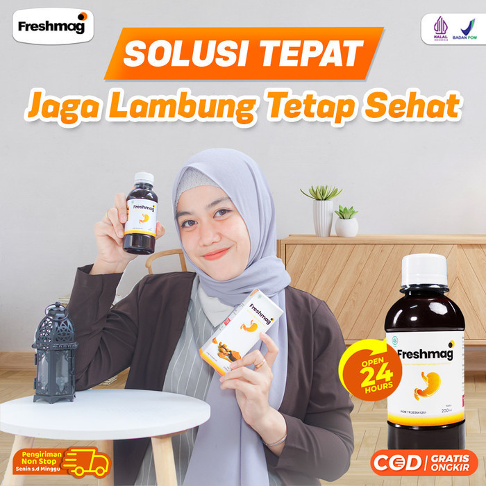 

Freshmag Original 3x Atasi Maag Asam Lambung Gerd - Madu Herbal Alami