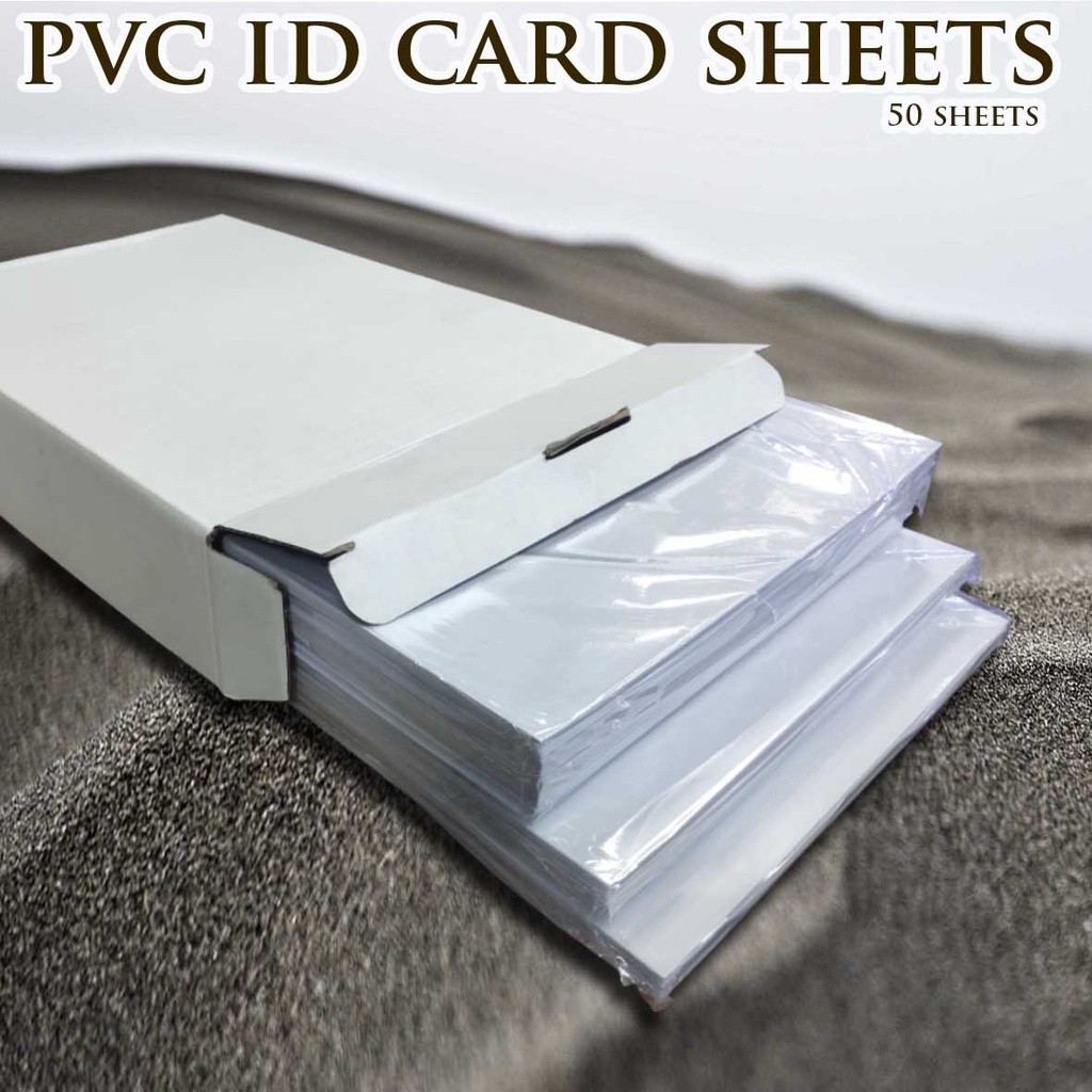 

Kertas PVC ID Card A4 PREMIUM - CUYI PVC ID Card Super White 0.76 (Isi 50 Lembar = 500 Card) (