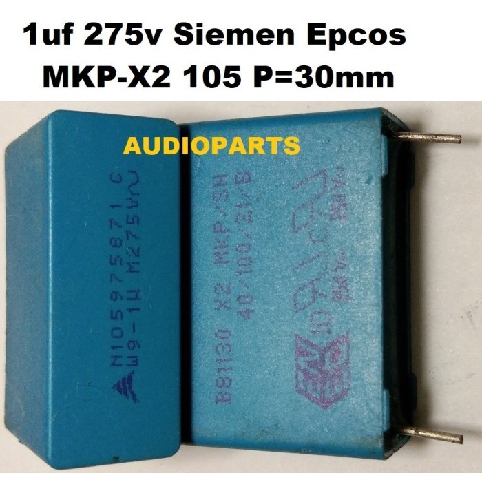 (AUPA) 1 uf 275v Siemen Epcos MKP-X2 105 High End Capacitor