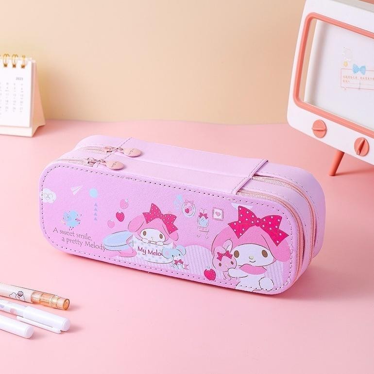 

gd-90 Ready StockKuromi Tas Pensil Kapasitas Besar Dua Lapis /Kotak Pensil Dekompresi Perempuan Lucu Lembut 3D Lucu Anak-anak Siswa Sekolah Dasar Berkapasitas Besar Dengan Dekompresi Multi-fungs Murah