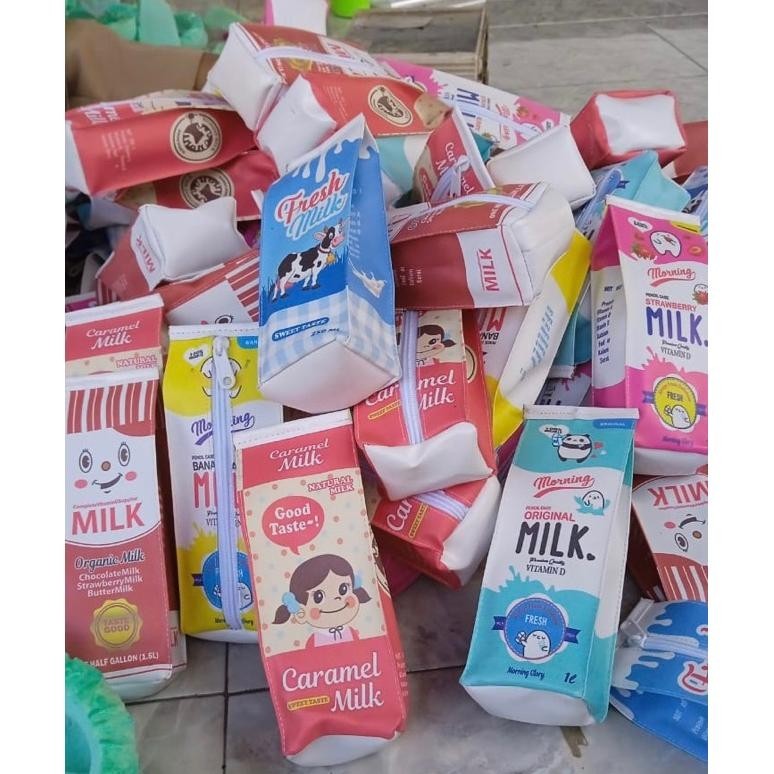 

An85 12pc Tempat Pensil Kotak Susu Original