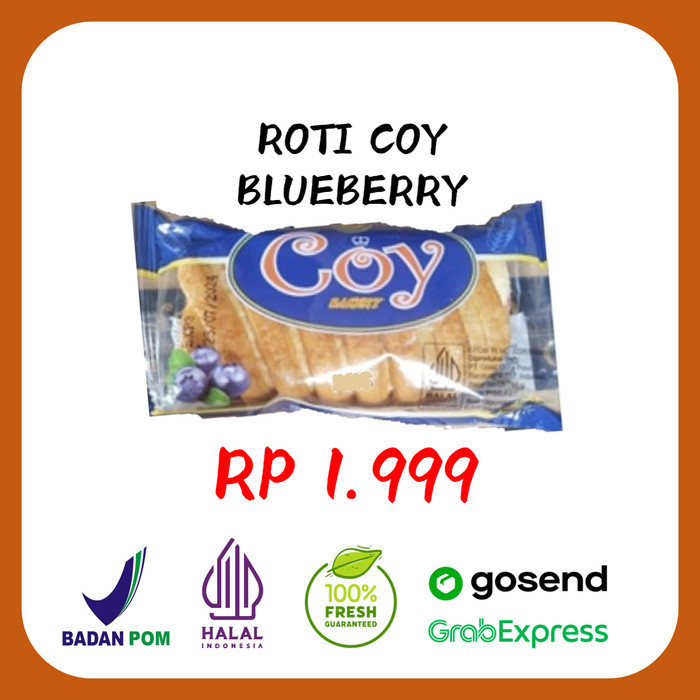 

Roti Coy Blueberry Medan/ Roti Viral / isian lumer