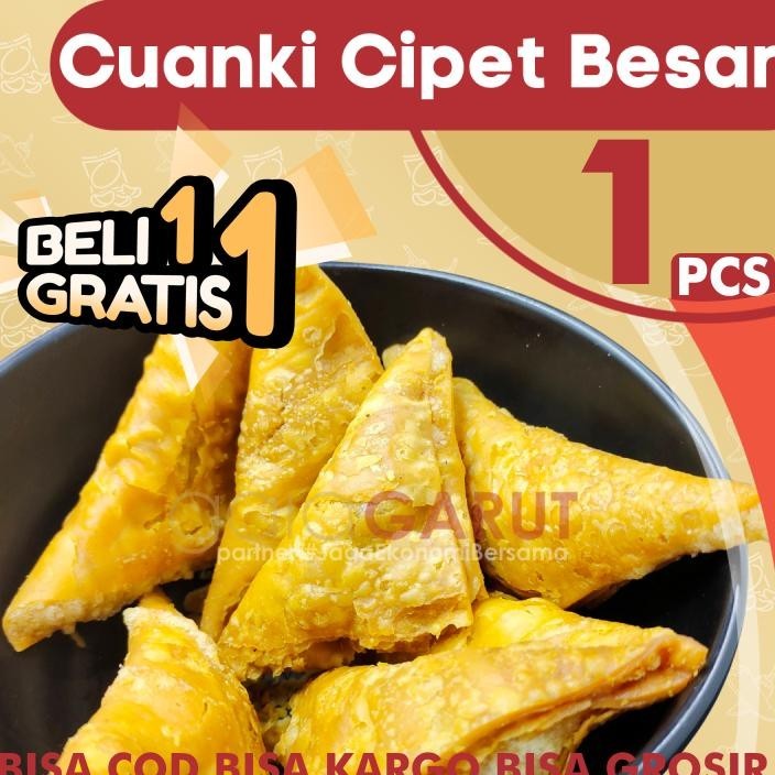 

[BELI 1 GRATIS 1] Cuanki CIPET BESAR isi 1pcs by GG (Bisa COD/Grosir/Kargo)