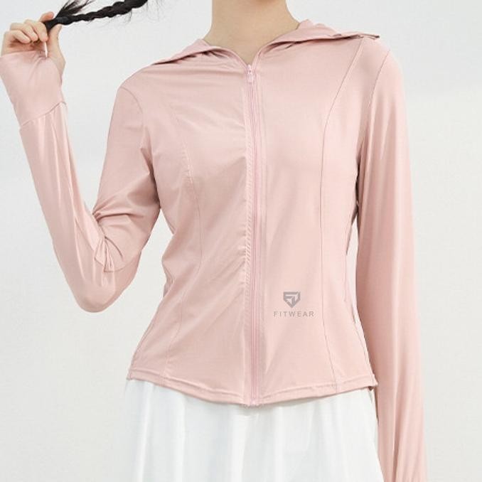 Jaket Olahraga (Running, Sepeda, Gym) FITWEAR NATASHA TURTLE NECK