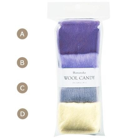Felt wool wool candy needle felt Hamanaka 4 warna set 441-120