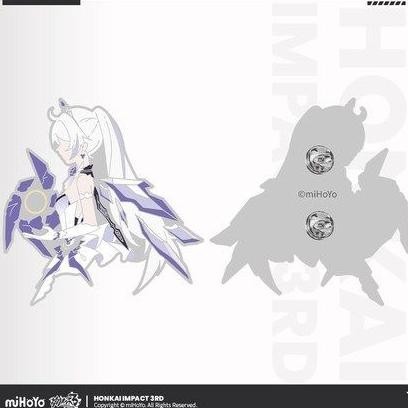 Kiana Kaslana Herrscher of Flamescion Metal Badge Honkai Impact 3rd