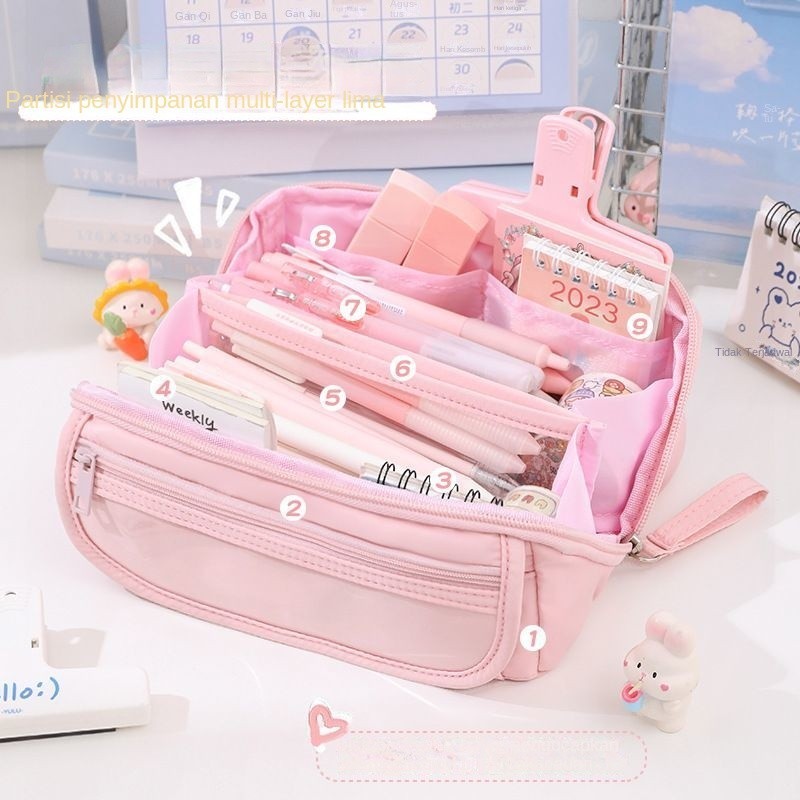 

Tempat Pensil Sederhana Kapasitas Besar, Tempat Pensil Tahan Air