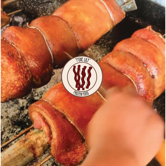 Far Golden Crispy Roasted Pork Belly Samcam Siobak Kriuk Babi Guling Bigul