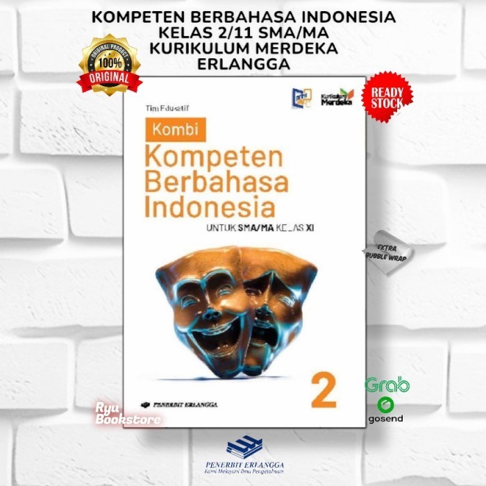 

Kompeten Berbahasa Indonesia Kelas 2/11 SMA/MA Kur.Merdeka - Erlangga