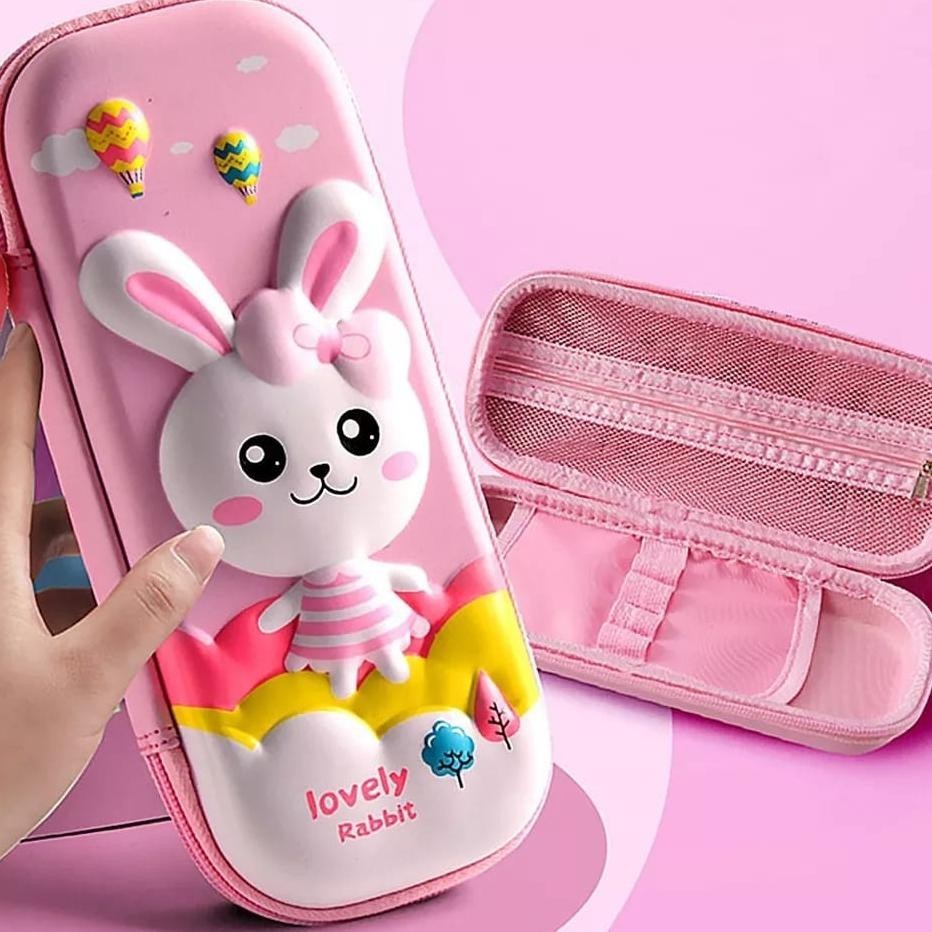 

Tempat Pensil Motif Timbul Resleting Unicorn Kotak Pensil 3D Import Alat Tulis Sekolah Anak Motif Karakter