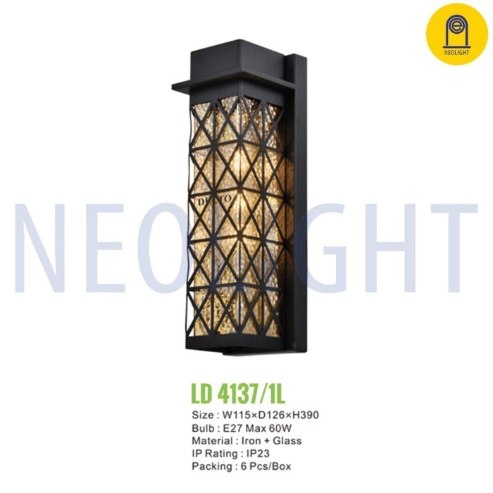 Masih Lampu Dinding Hias Teras Outdoor Model Minimalis Ld 4137