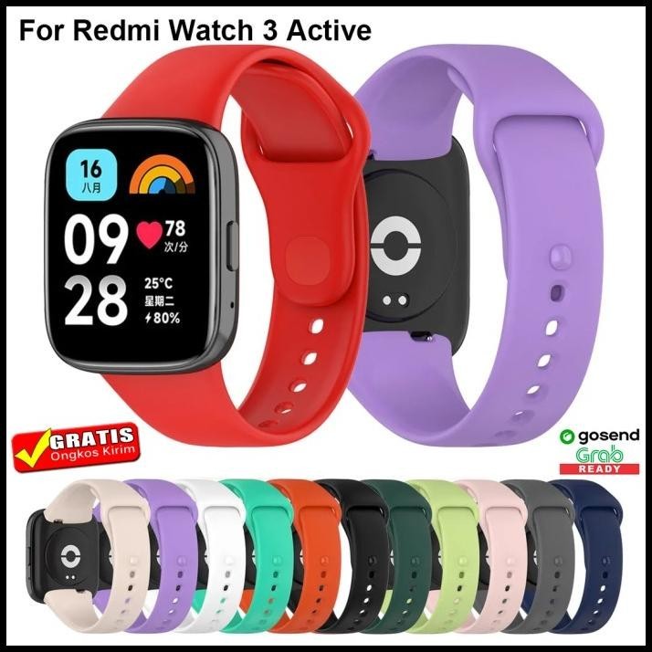 Strap Redmi Watch 3 Active Tali Jam Redmi Watch 3 Active Silicone