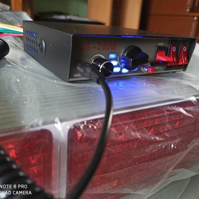 Rotator Lightbar Ambulance Damkar Merah Ltf-5000 Set Sirine Termurah