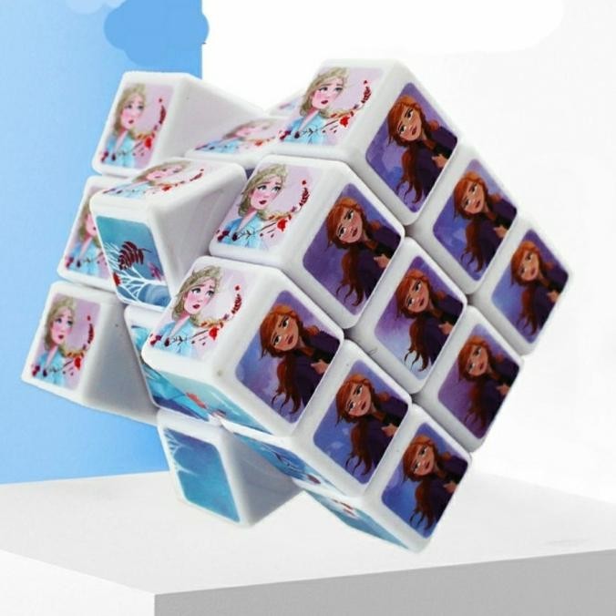 PROMO Disney rubik mickey mouse rubik frozen mainan anak pengasah otak TERLARIS