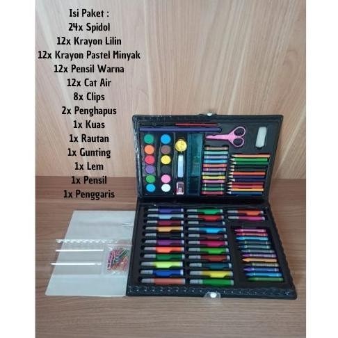 

Shenar Crayon Art Set 150 Pensil Warna Colouring Set 150 Pcs Sekolah Anak (Murmer)