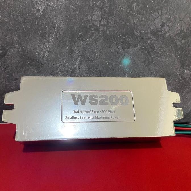 Sirine Siren Motor Dinas Patwal Polisi Whelen Ws200 Waterproof Kecil