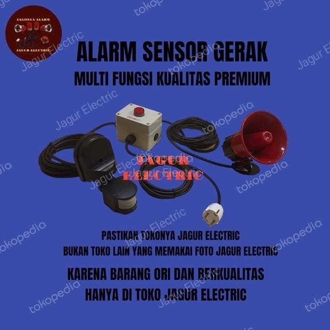 Alarm Anti Maling/Sirine Anti Maling-Toa Dengan Sensor Gerak