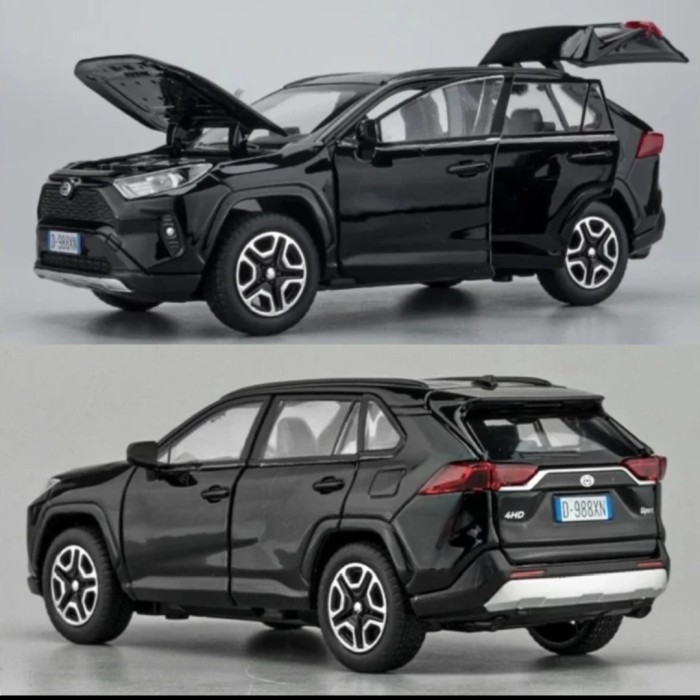 Ane Diecast Mobil 1/32 Toyota Kijang Rav4 Mirip Yaris Cross Mainan Anak 32