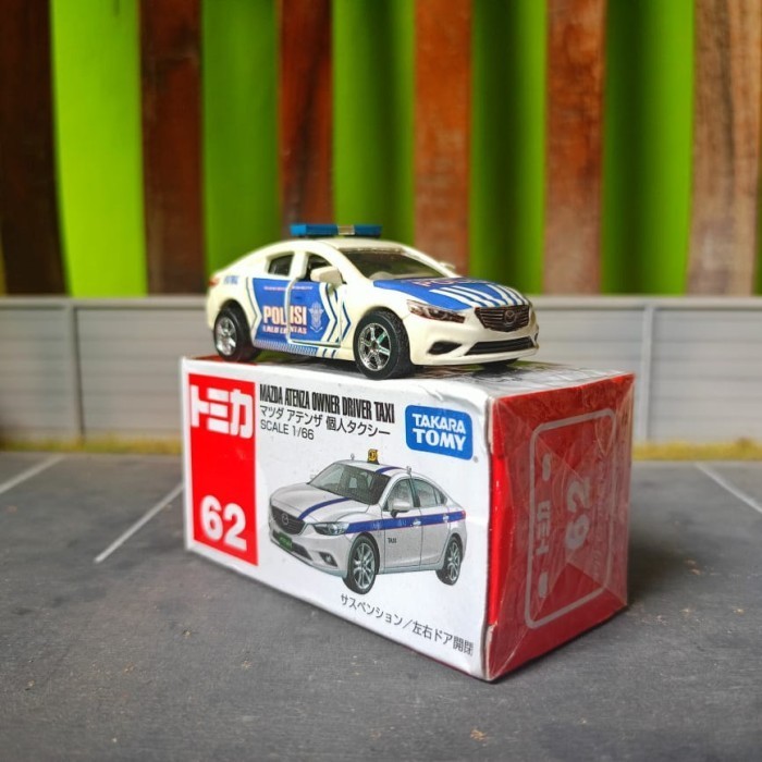 Ane Diecast Miniatur Mobil Polisi Indonesia Patwal Pjr Mazda 6 Atenza 1/64