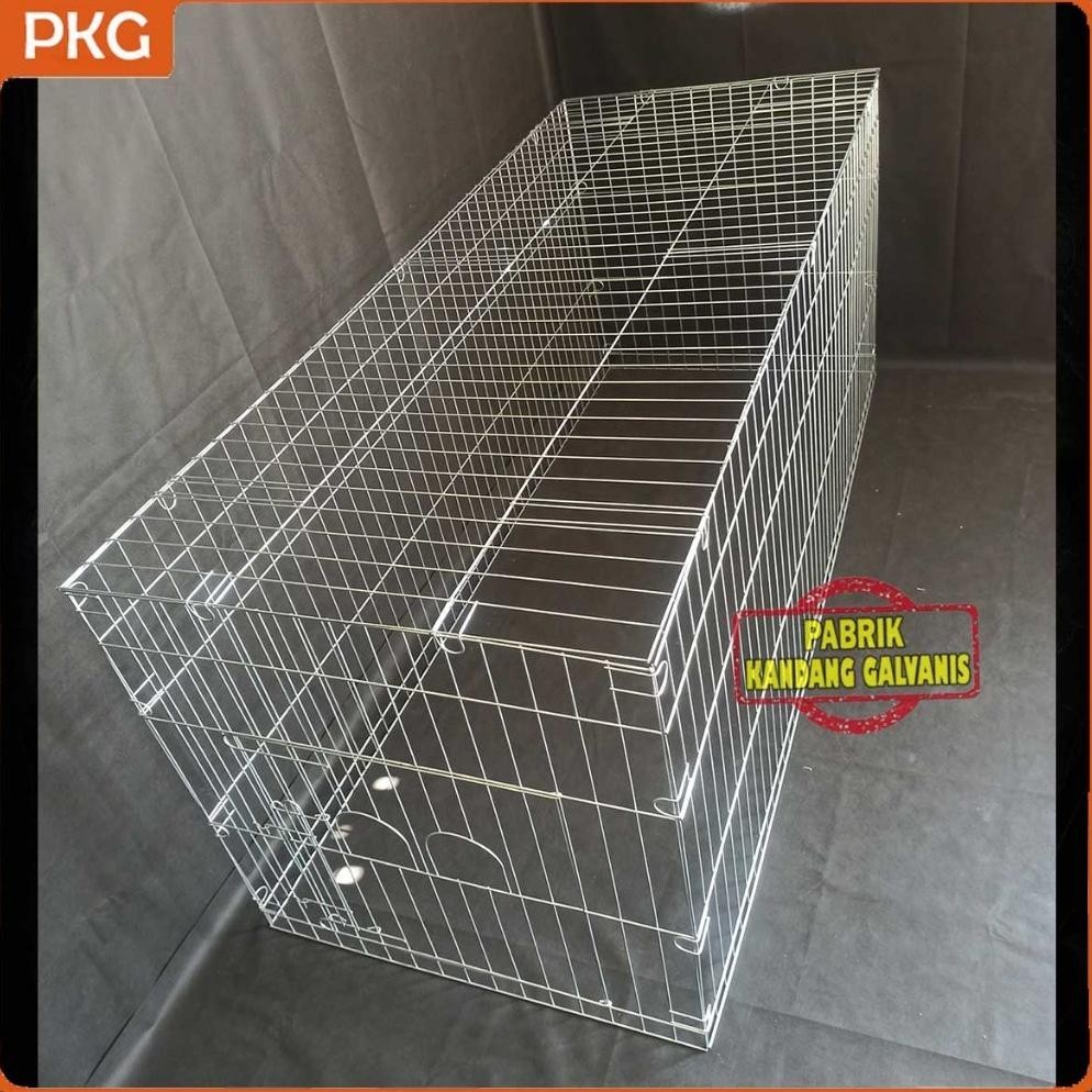 rt-4 Kandang Umbaran Galvanis Besar 200Cm Untuk Ayam Jago Bangkok, Kurungan Umbaran Jumbo 2 Meter Mu