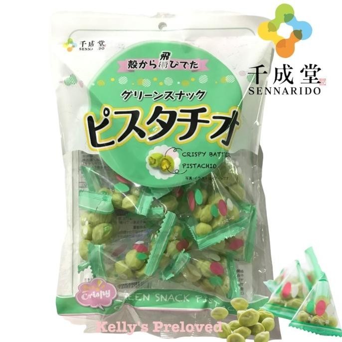 

SENNARIDO GREEN PISTACHIO 90 GRAM |SNACK KACANG JEPANG HST