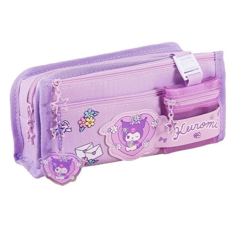 

If56 2024 Tempat Pensil Cinnamoroll Baru Sanrio Anime My Melody Kuromi Penyimpanan Alat Tulis Siswa Perlengkapan Sekolah Ins Kawaii Hadiah Lucu Termurah