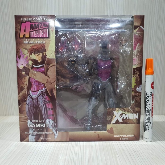 mainan action figure Amazing yamaguchi Gambit xmen Revoltech amazing y