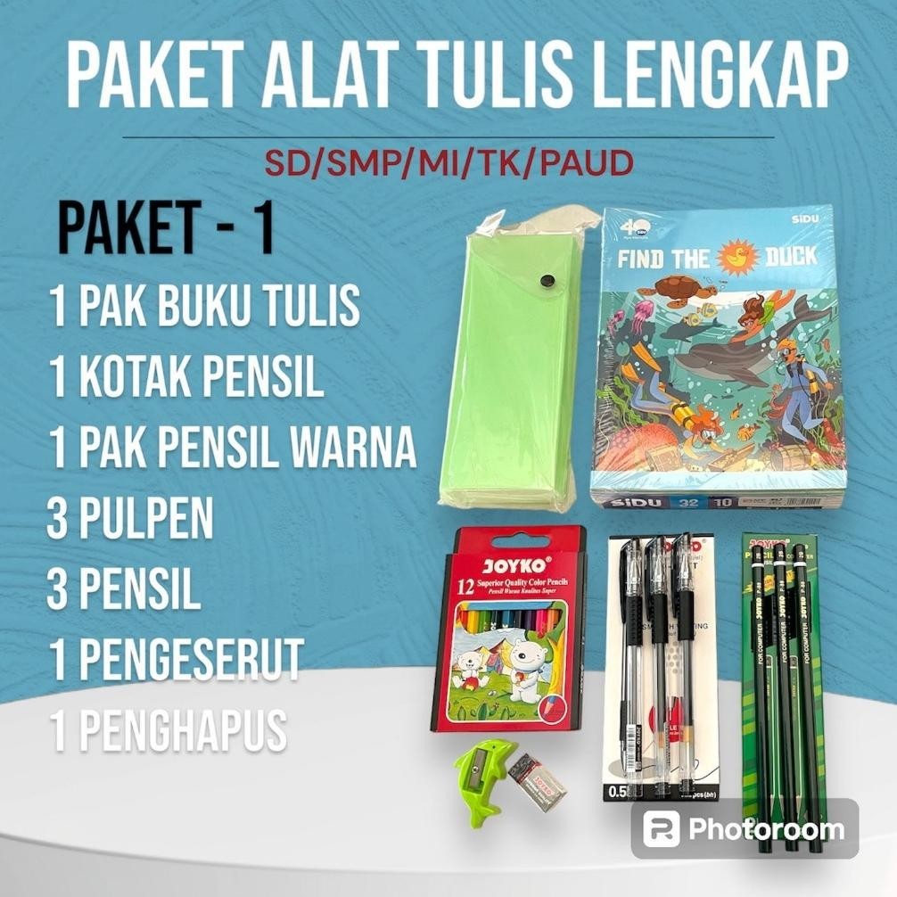 

Terbaru Paket Atk Lengkap Sd/Smp/Smk/Sma Buku Tulis / Alat Tulis Sekolah Sale
