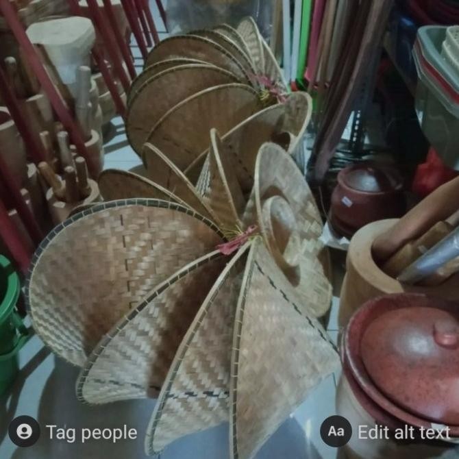 

Topi anyaman bambu/topi tani/topi caping topi capil AS78