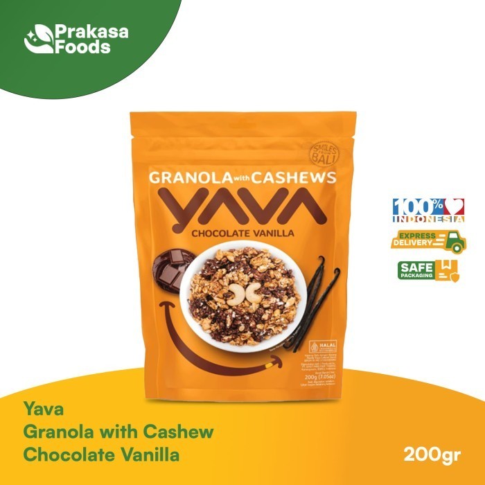 

Yava Granola and Cashews Chocolate Vanilla 200gr K02
