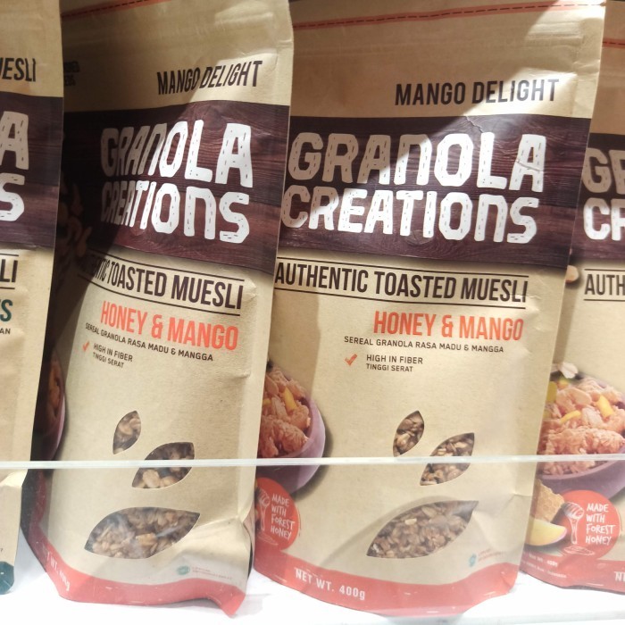 

hundred seeds granola honey mango 400gr K02