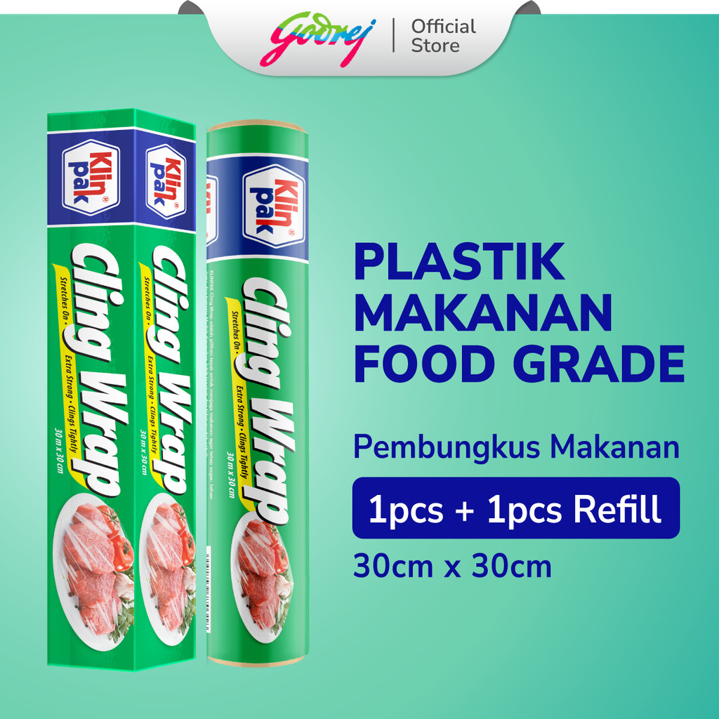 Klinpak Cling Wrap 30cm x 30cm + Refill 30cm x 30cm