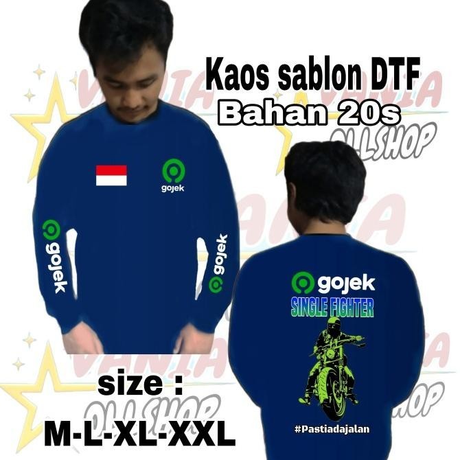 Kaos Lengan panjang Gojek