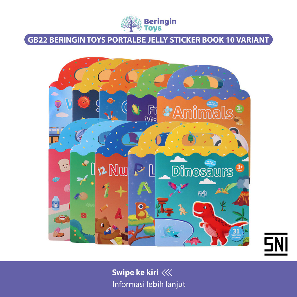 

PORTABLE JELLY STICKER BOOK 10 VARIANT