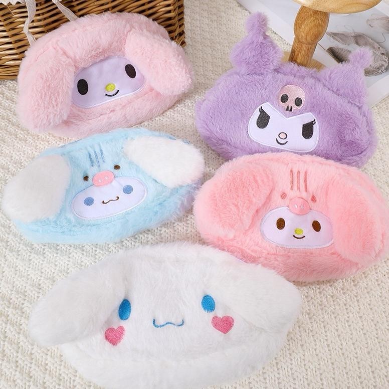 

Best Seller Tempat Pensil Bulu Boneka Motif Sanrio Lucu Jepang Kuromi Cinnamoroll Melody Cod