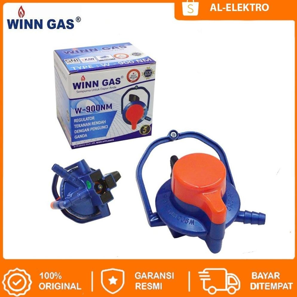 Big Sale Free Buble Warp Winn Gas W-900 Regulator Gas / Selang Gas / Regulator Kompor Gas / Selang K