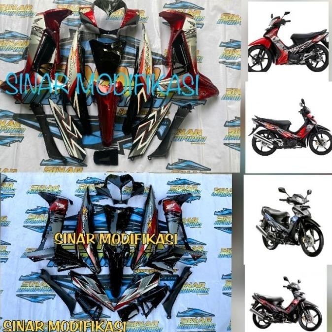 Murah Cover Body Full Halus Motor Supra X 125 R / 125 Batman 2008-2014
