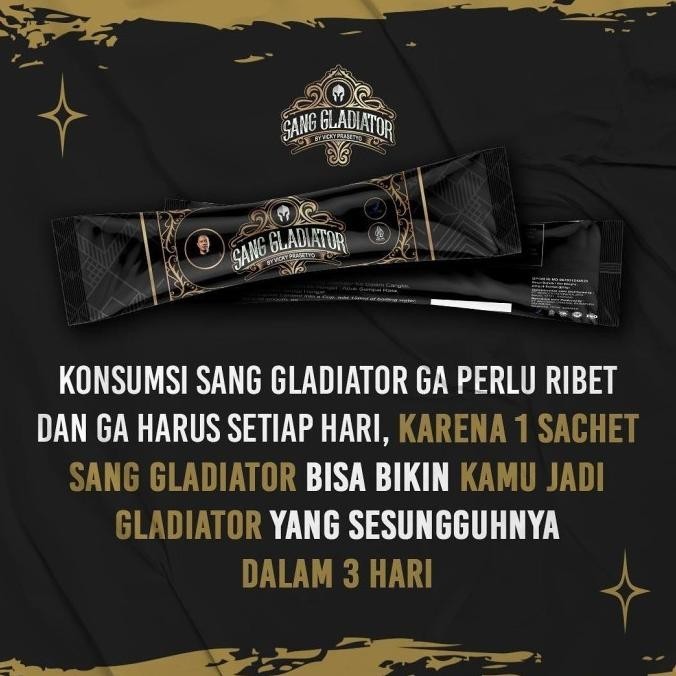

Silahkan Gan Sang Gladiator coffee original bpom kopi herbal stamina pria kopi kuat